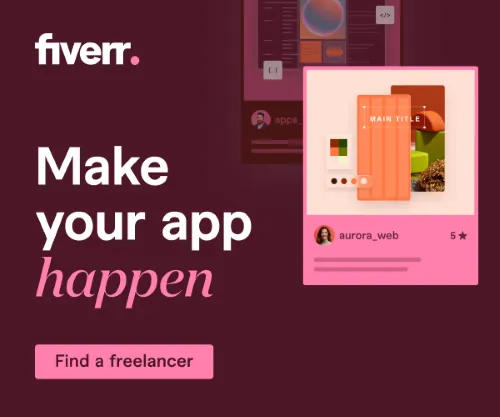 Fiverr mobile app development creative