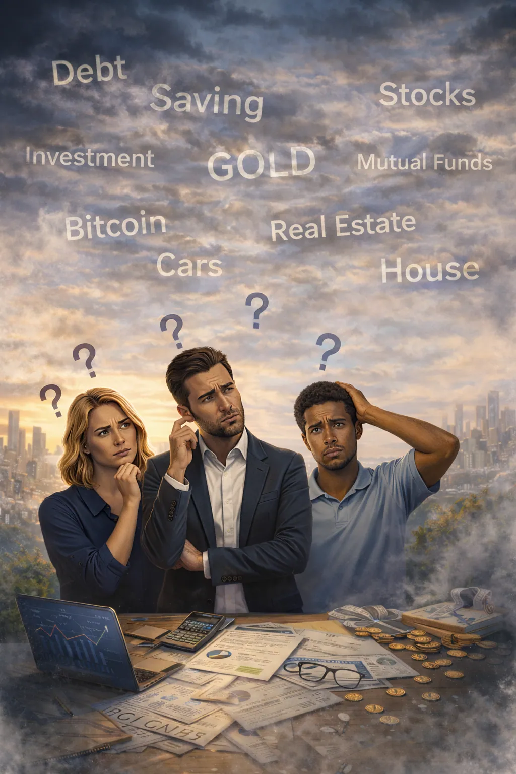 A step-by-step visual route from confusion to financial stability, assets, and ownership.